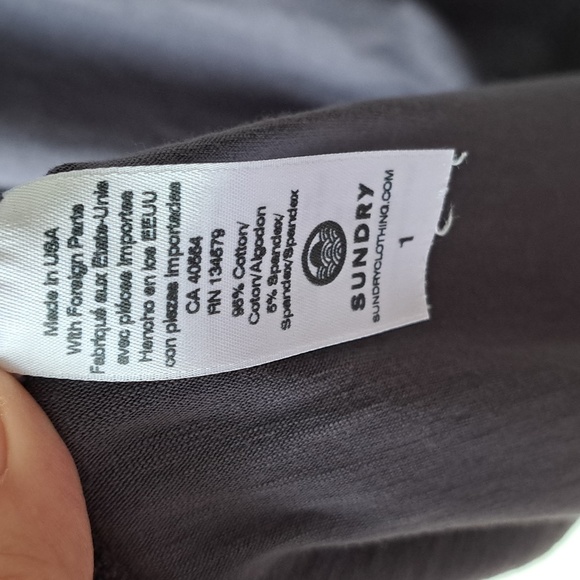 Sundry Spaghetti Strap Maxi Dress Pigment Plum SZ 1 - Picture 8 of 14